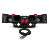 DS18 2007-18 Jeep JK/JKU Soundbar System Fits 4 x 8in Speakers (Not Included)- Black