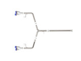 aFe Takeda 21-24 Kia K5 GT L4-2.5L (t) SS Axle-Back Exhaust System w/ Blue Flame Tips