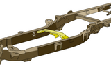 RustBuster 99-13 Chevy Silverado 1500 / GMC Sierra 1500 Rear Leaf Spring Shackle