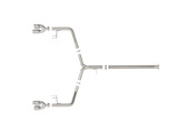 aFe Takeda 21-24 Kia K5 GT L4-2.5L (t) SS Axle-Back Exhaust System w/ Polished Tips