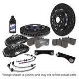 EBC Racing 12-21 Subaru WRX STI Black 6-Piston 355mm Rotors Apollo Front Big Brake Kit