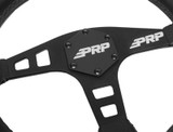 PRP Flat Leather Steering Wheel - Black