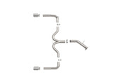 aFe Takeda 20-21 Kia Forte GT 1.6L (t) 3in to 2.5in SS Axle-Back Exhaust System w/ Polished Tips