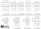 Camburg 1in. x 5/8in. Tall Hi-misalignment Spacers (pair)