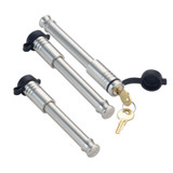 Gen-Y InfiniteRule (2) 5/8in x 3-5/8in Hitch Locks (1) 5/8in x 3-1/8in 2.5in Receiver Lock w/6 Keys