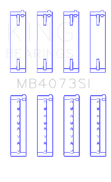 King Engine Bearings Audi Acz/Aah/Ack. Aej/Asn (Size +0.25mm) Main Bearing Set