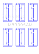 King Engine Bearings Datsun J15/(Size +0.50mm) Main Bearing Set