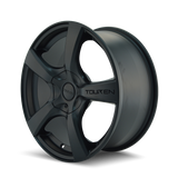 Touren 3190 TR9 17x7 / 5x108/114.3 BP / 42mm Offset / 72.62mm Hub Matte Black Wheel