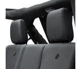 Bestop 13-18 Jeep Wrangler JK 4-Door Rear Seat Covers (Black Diamond)