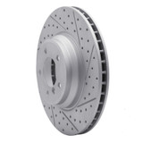 R1 07-15 BMW 335I Front Right Drilled & Slotted Geo-Carbon Rotor