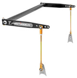 RockJock Antirock Sway Bar Kit (36in x .1in Bar 18in Steel Arms)