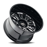 Cali Off-Road 9116 Vertex 20x10 / 6x139.7 BP / -25mm Offset / 106mm Hub Gloss Black Milled Wheel