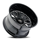 Cali Off-Road 9117 Auburn 22x12 / 6x135 BP / -51mm Offset / 87.1mm Hub Gloss Black Milled Wheel