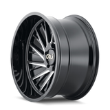 Cali Off-Road 9114 Purge 22x12 / 8x170 BP / -51mm Offset / 125.2mm Hub Gloss Black Milled Wheel