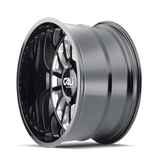 Cali Off-Road 9110 Summit 20x12 / 8x170 BP / -51mm Offset / 125.2mm Hub Gloss Black Milled Wheel