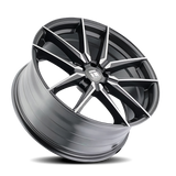 Touren 3294 TR94 18x8 / 5x112 BP / 35mm Offset / 66.6mm Hub Gloss Graphite Brushed w/ Dark Wheel