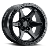 MTX Spitfire 6 Gloss Black 14x9in / 6x139.7 BP / 0mm Offset / 106.1mm Bore