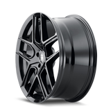 Touren 3279 TR79 18x8.5 / 6x120 BP / 35mm Offset / 66.9mm Hub Gloss Black Wheel