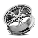 Ridler 606 18x8 / 5x120.65 BP / 0mm Offset / 83.82mm Hub Chrome Wheel