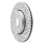 R1 18-22 Toyota C-Hr Front Right Drilled & Slotted Geo-Carbon Rotor