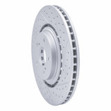R1 08-21 Lexus Nx300 Front Right Drilled & Slotted Geo-Carbon Rotor
