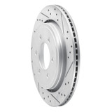 R1 15-17 Ford F-150 4WD Rear Right Drilled & Slotted Geo-Carbon Rotor