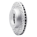R1 98-07 Lexus Lx470 Front Left Drilled & Slotted Geo-Carbon Rotor