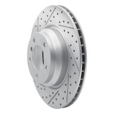 R1 06-12 BMW X1 (USA/Canada) Front Left Drilled & Slotted Geo-Carbon Rotor