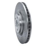 R1 10-17 Lexus Ls460 Left Front Drilled & Slotted Geo-Carbon Rotor