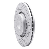 R1 03-09 Volvo Xc90 Front Left Drilled & Slotted Geo-Carbon Rotor