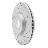 R1 18-25 Volkswagen Atlas Front Right Drilled & Slotted Geo-Carbon Rotor
