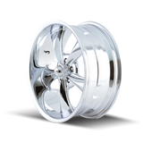 Ridler 695 22x10.5 / 5x127 BP / 0mm Offset / 83.82mm Hub Chrome Wheel