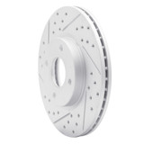 R1 14-23 Ford Transit Courier (Mexico) Front Left Drilled & Slotted Geo-Carbon Rotor