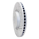 R1 18-25 Audi S5 Front Right Drilled & Slotted Geo-Carbon Rotor