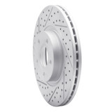 R1 04-19 Ford Escape Front Left Drilled & Slotted Geo-Carbon Rotor