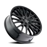 Kraze KR185 Double Down 18x8 / 5x112/120 BP / 40mm Offset / 74.1mm Hub Gloss Black Wheel