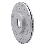 R1 15-21 Kia Sedona Front Left Drilled & Slotted Geo-Carbon Rotor