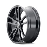 Kraze KR190 Lusso 20x8.5 / 5x115 BP / 38mm Offset / 72.62mm Hub Gloss Black Wheel
