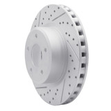 R1 05-06 Pontiac GTO Front Left Drilled & Slotted Geo-Carbon Rotor