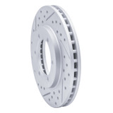 R1 98-15 Nissan Np300 (Mexico) Front Left Drilled & Slotted Geo-Carbon Rotor