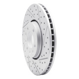 R1 03-11 Cadillac Bls (Mexico) Front Right Drilled & Slotted Geo-Carbon Rotor