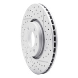 R1 99-10 Chevrolet Astra (Mexico) Front Right Drilled & Slotted Geo-Carbon Rotor