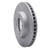 R1 67-70 Chevrolet Caprice Front Right Drilled & Slotted Geo-Carbon Rotor