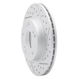 R1 02-15 Acura Rsx Front Right Drilled & Slotted Geo-Carbon Rotor