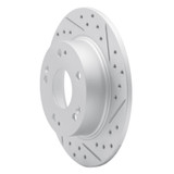 R1 03-08 Acura Tsx Rear Right Drilled & Slotted Geo-Carbon Rotor