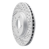 R1 05-12 Acura Rl Front Right Drilled & Slotted Geo-Carbon Rotor