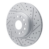 R1 19-25 Ram 1500 Front Right Drilled & Slotted Geo-Carbon Rotor