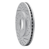 R1 91-96 Acura Nsx Front Right Drilled & Slotted Geo-Carbon Rotor