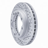 R1 92-00 Chevrolet K3500 Front Right Drilled & Slotted Geo-Carbon Rotor