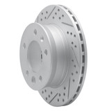 R1 02-06 Dodge Sprinter 2500 Front Left Drilled & Slotted Geo-Carbon Rotor